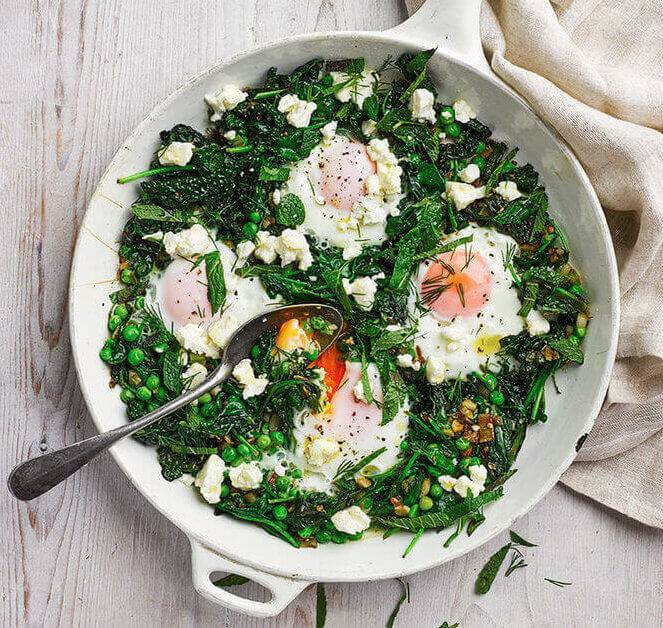 Green shakshuka