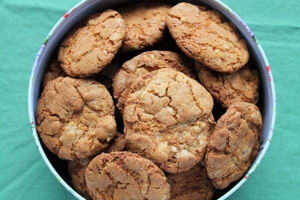 Old-fashioned, home-made ginger nuts… and roasted kale
