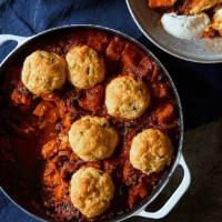 Chipotle and squash chilli with jalapeno dumplings