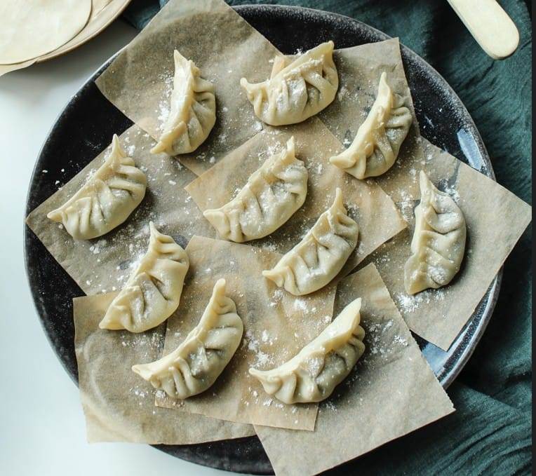 Veg dumplings for Lunar New Year