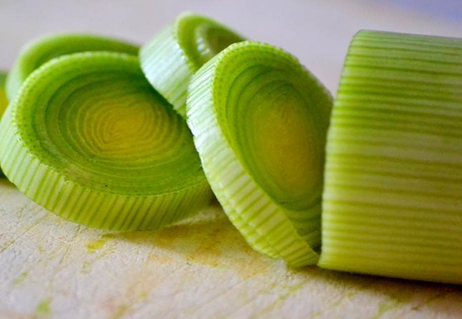 Leek and cheese pancakes